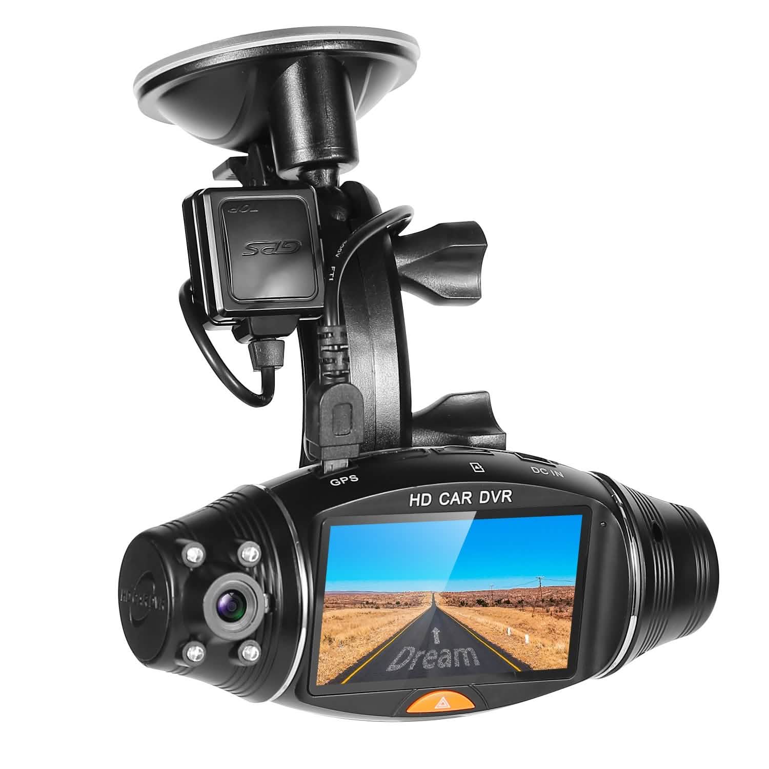 FHD 1080P Dual Lens Car DVR Dash Cam