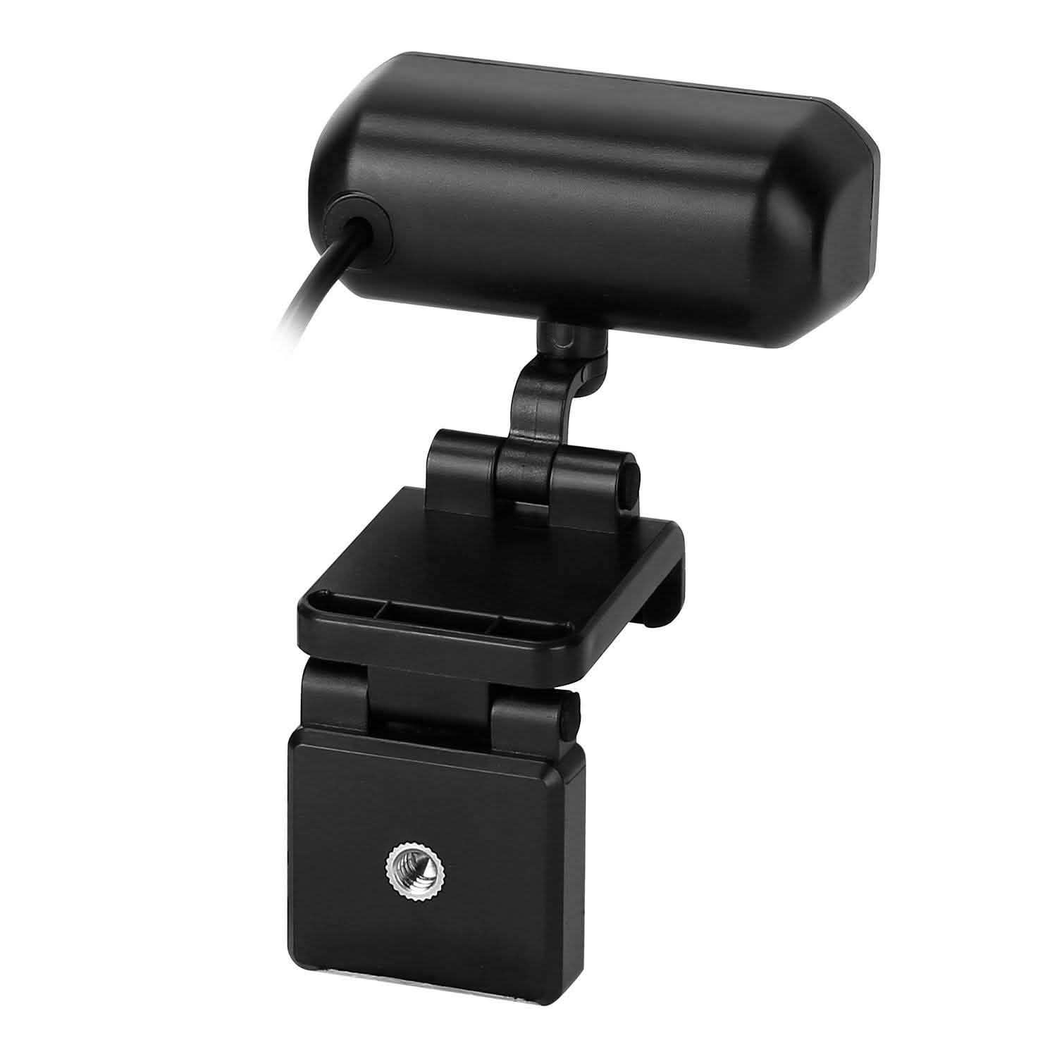 FHD 1080P USB Webcam with 360° Rotatable Clip