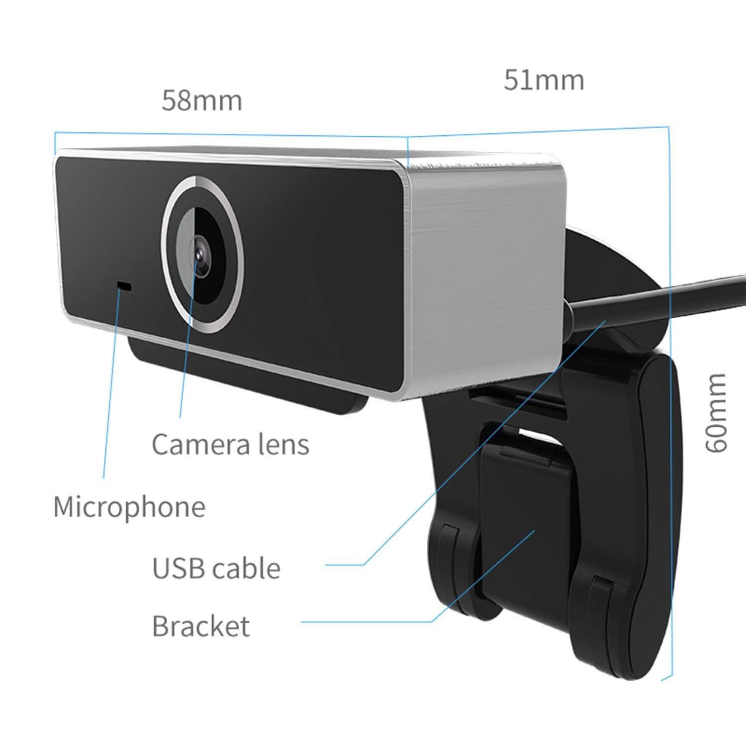FHD 1080P Webcam USB Auto Focus with Microphone