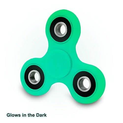 Fidget Spinner Stress and Anxiety Reliever Toy - Glows in the Dark
