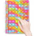 Fidget Spiral Notebook Push Pop Bubble Fidget Sensory Toy