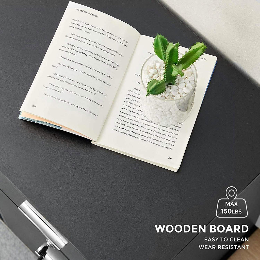 File Cabinet 2 Drawers Wooden Lateral Filling Cabinet