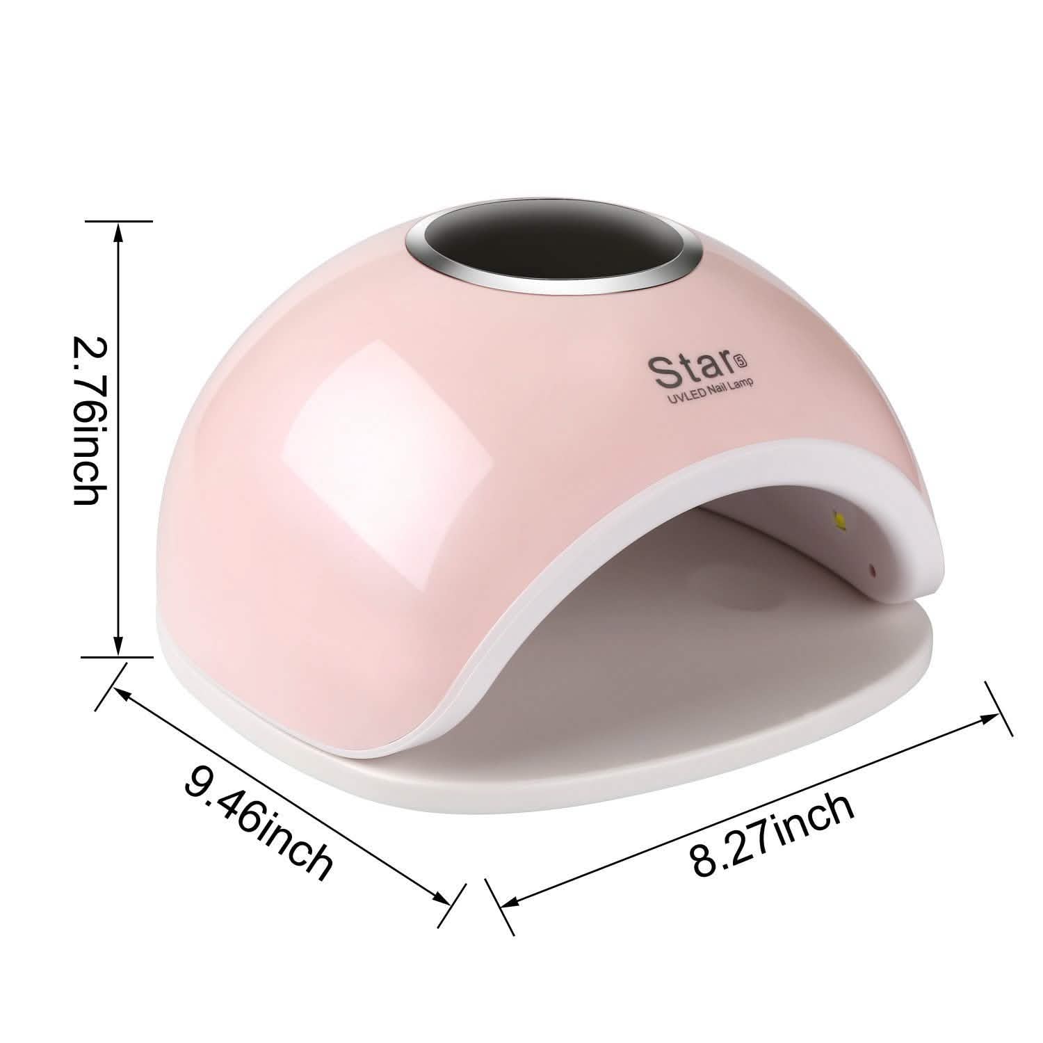 FINATE 72W UV LED Gel Nail Lamp