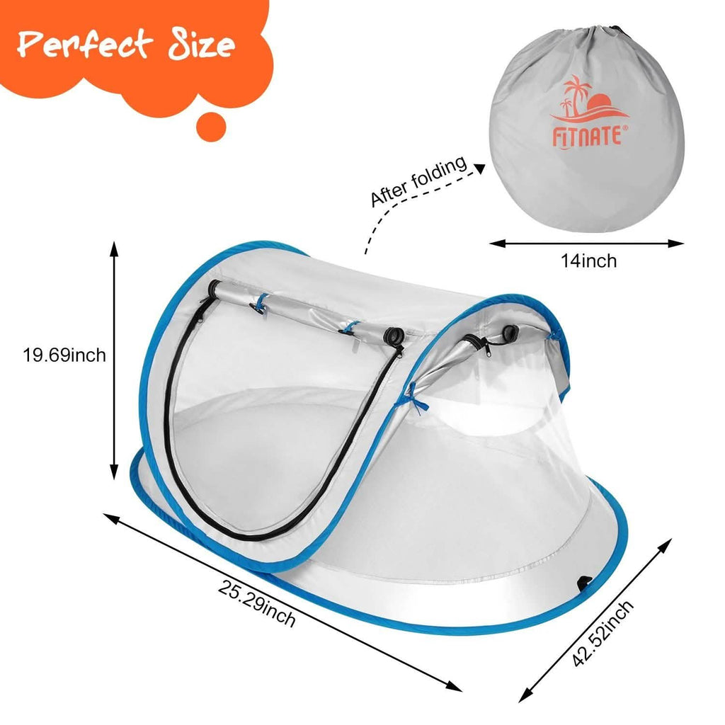 FINATE Baby Tent for Beach UPF 50+ and UV Protection