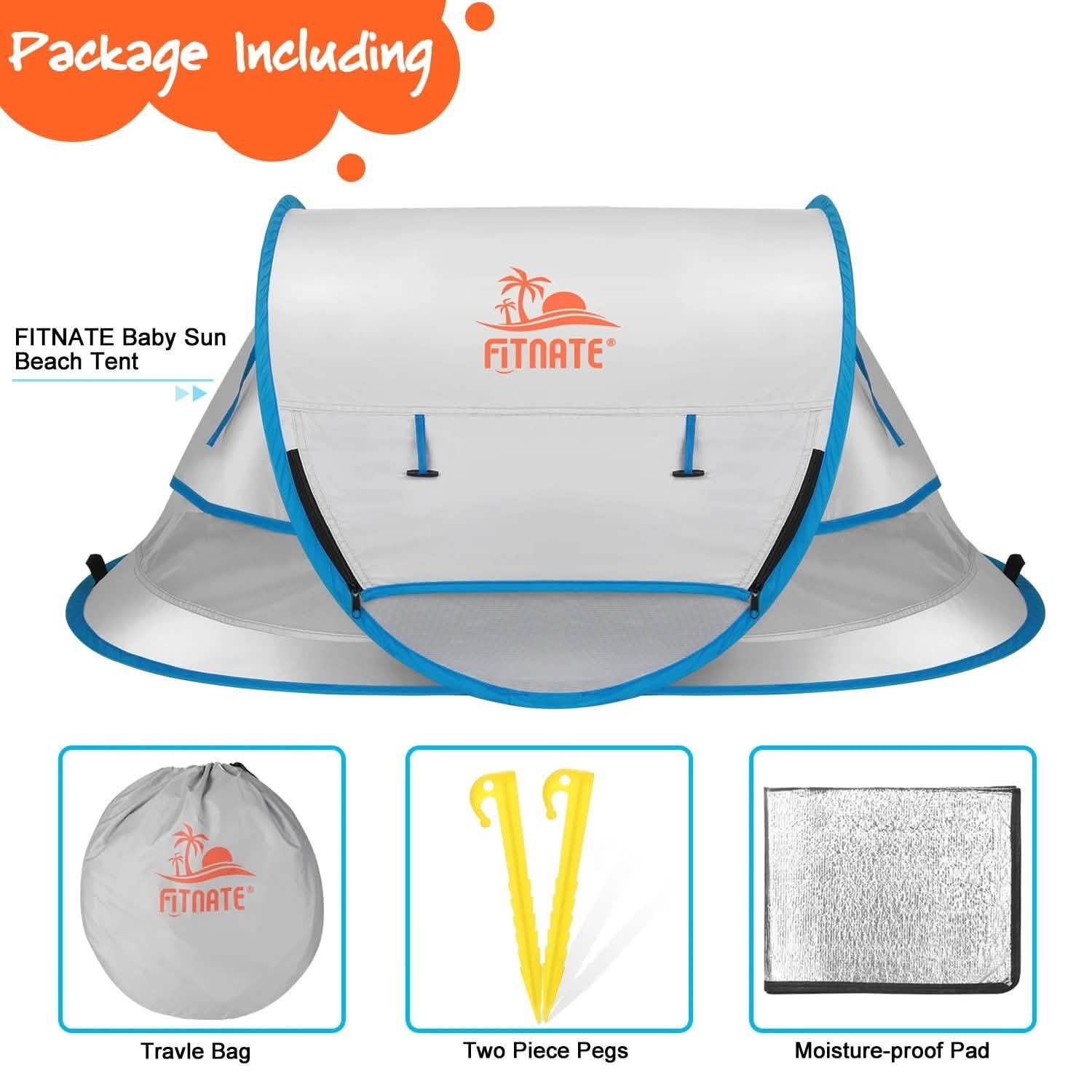 FINATE Baby Tent for Beach UPF 50+ and UV Protection