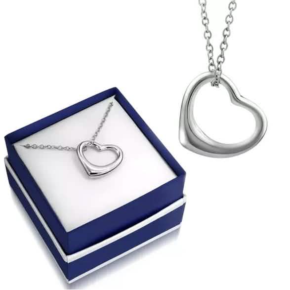 Fine Classic Heart Necklace In a Box