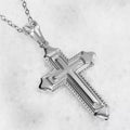 Fine Silver Cross Necklace