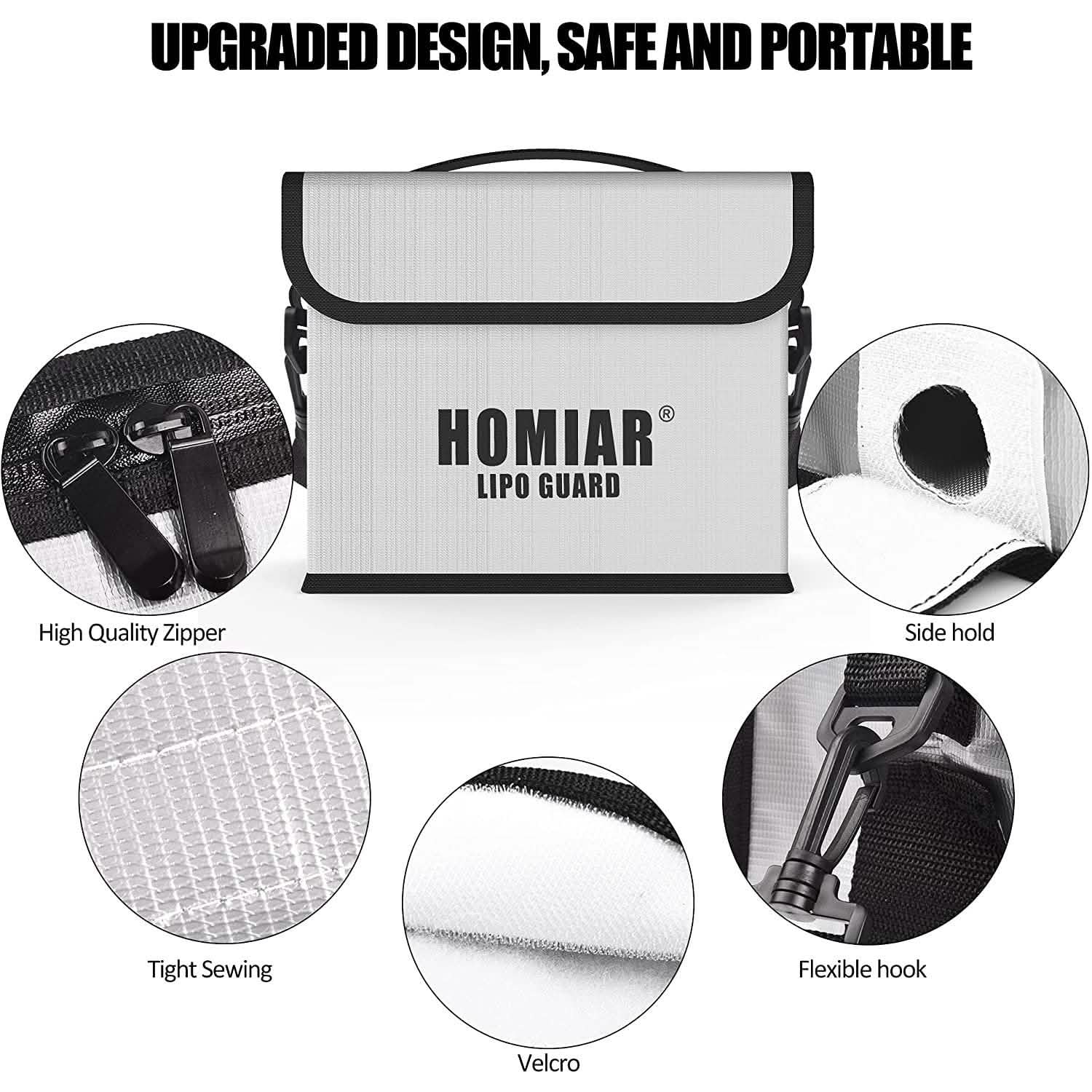 Fireproof Bag for Battery Charging Storage