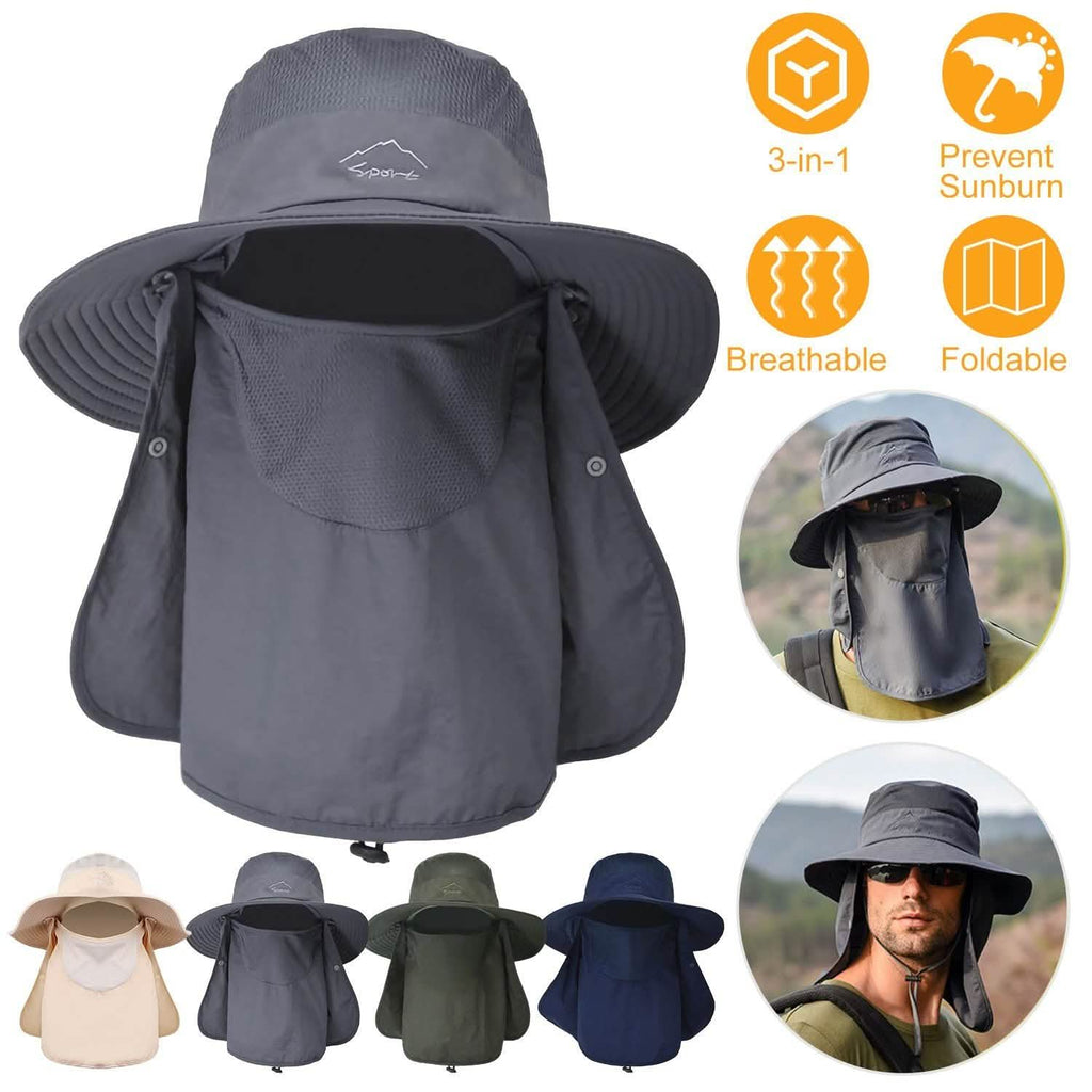 Fishing Bucket Hat Breathable Wide Brim