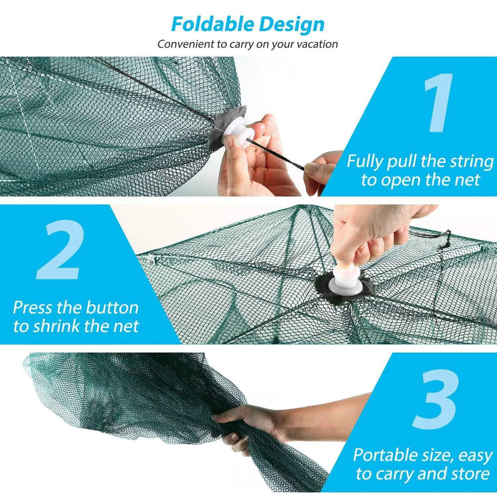 Fishing Trap Net Portable - Fishing Bait Trap