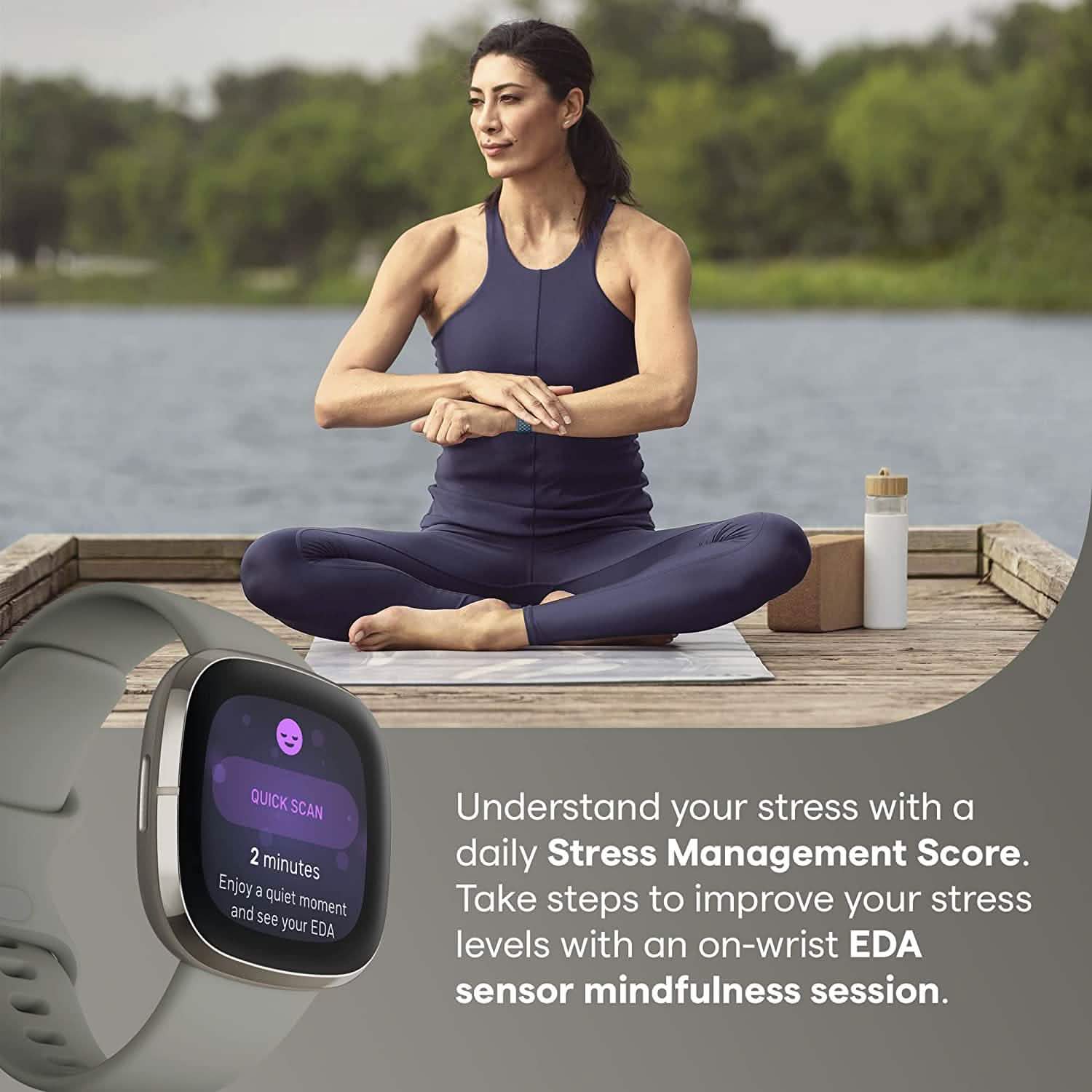 Fitbit Sense Advanced Smartwatch with Tools for Heart Health