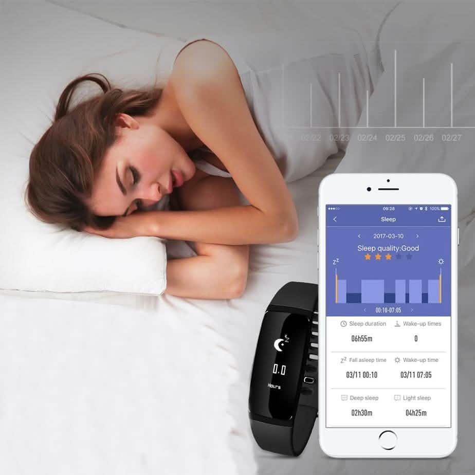 Fitness Tracker Touch Screen Smart Bracelet
