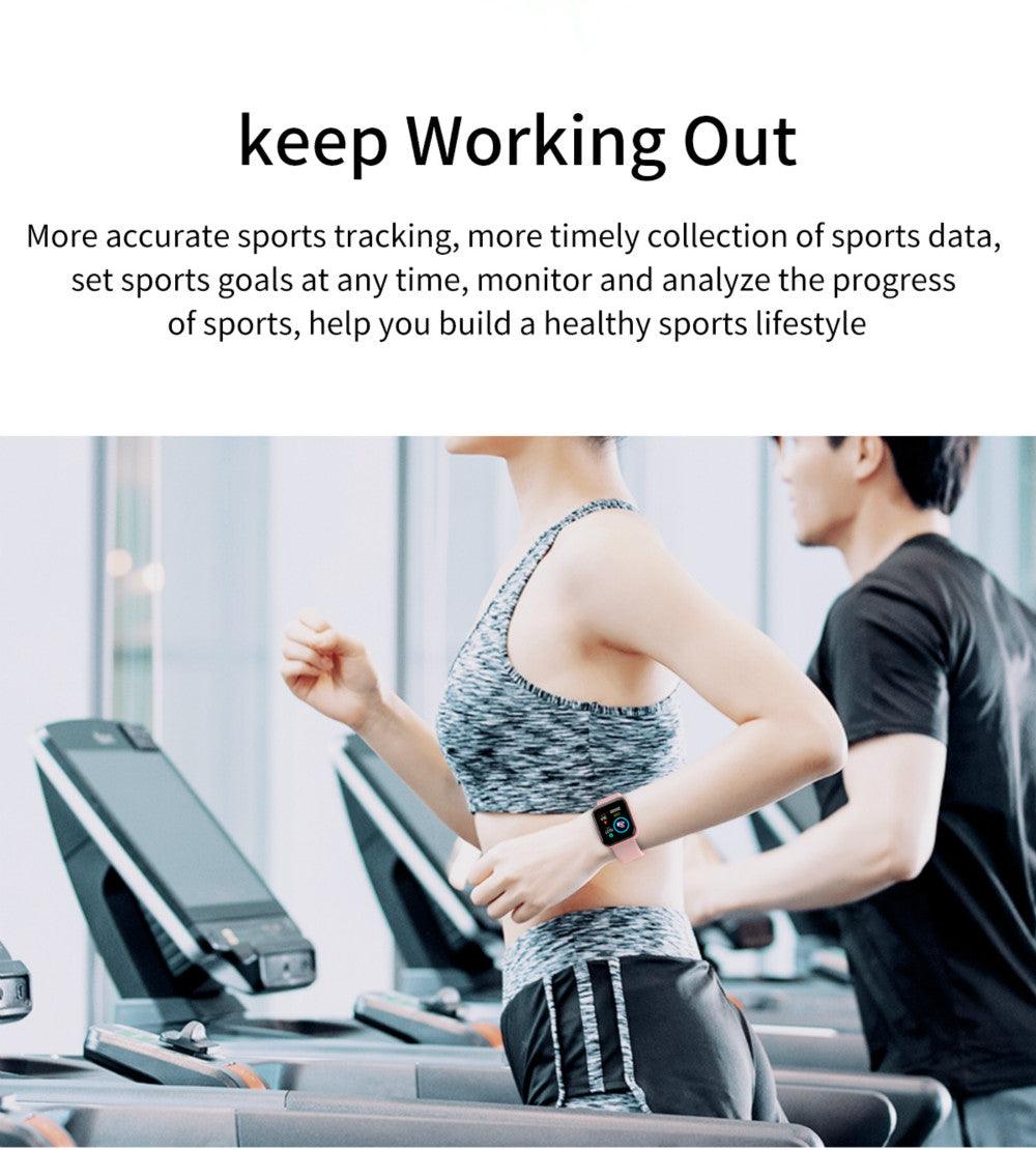 Fitness Wristwatch Color Screen Smart Sport Bracelet Activity Running Activity Fitness Tracker Smartwatch Heart Rate Monitor Waterproof Fitness Tracker Heart Rate For Children Men Women