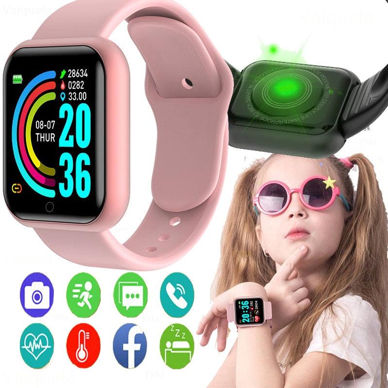 Fitness Wristwatch Color Screen Smart Sport Bracelet Activity Running Activity Fitness Tracker Smartwatch Heart Rate Monitor Waterproof Fitness Tracker Heart Rate For Children Men Women