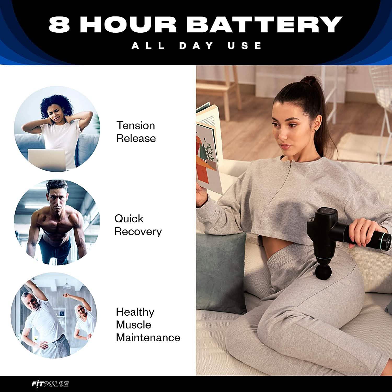 Fitpulse Percussion Massage Gun
