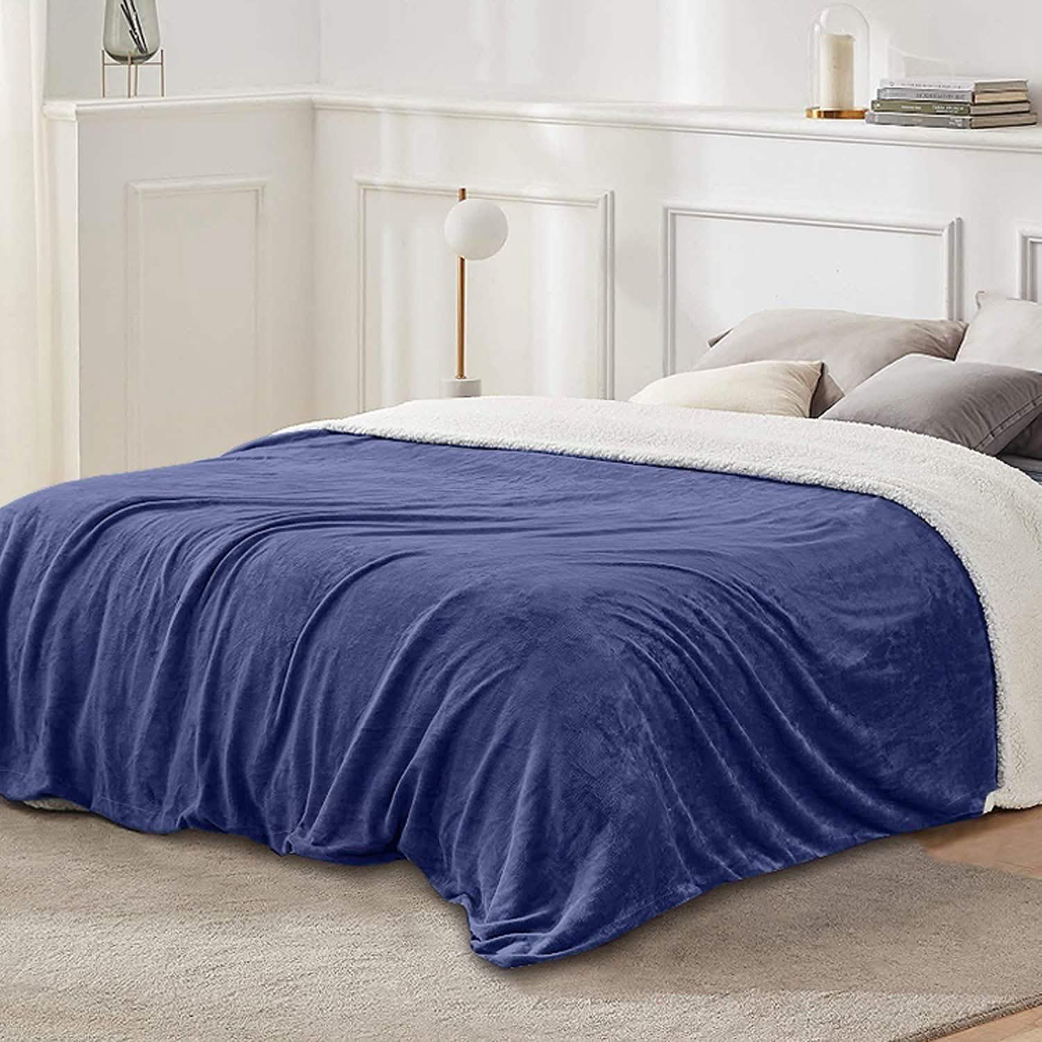 Fleece Throw Blanket Flannel Bed Cover