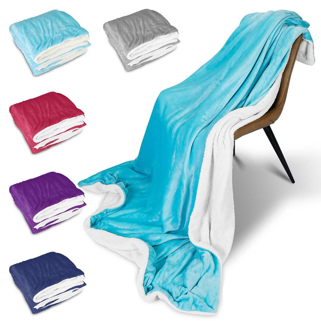Fleece Throw Blanket Flannel Bed Cover