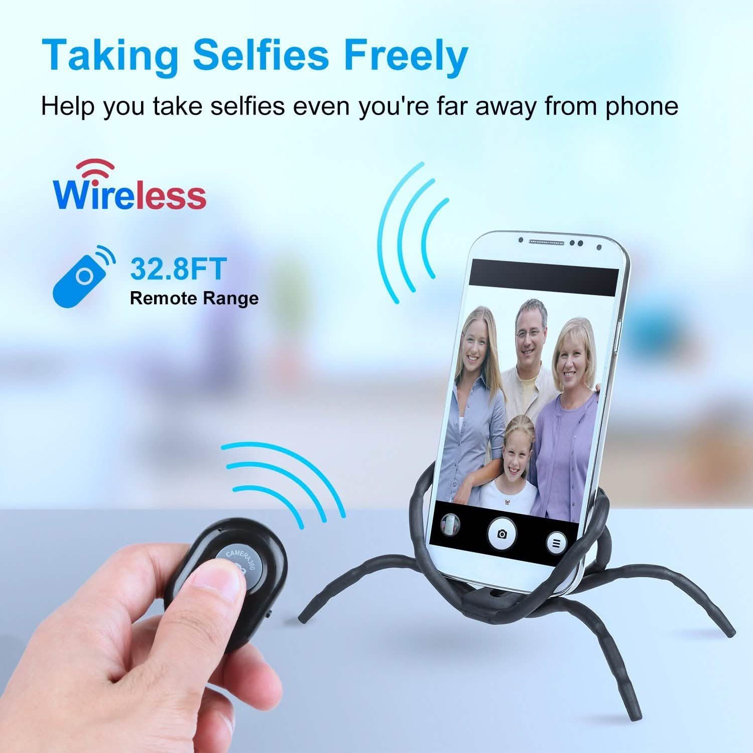 Flexible Spider Phone Stand Remote Cradle