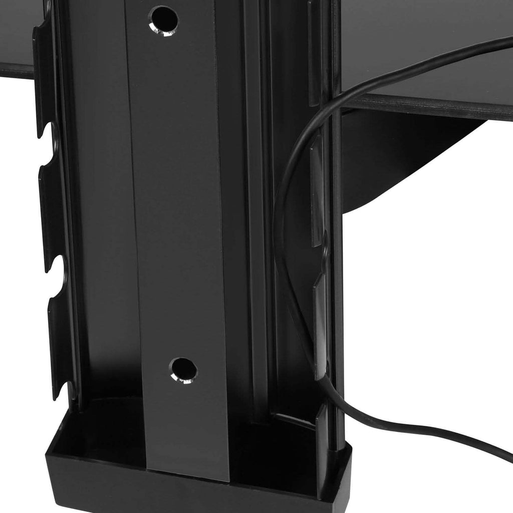 Floating Wall Mounted Strengthened Tempered Glass Shelf