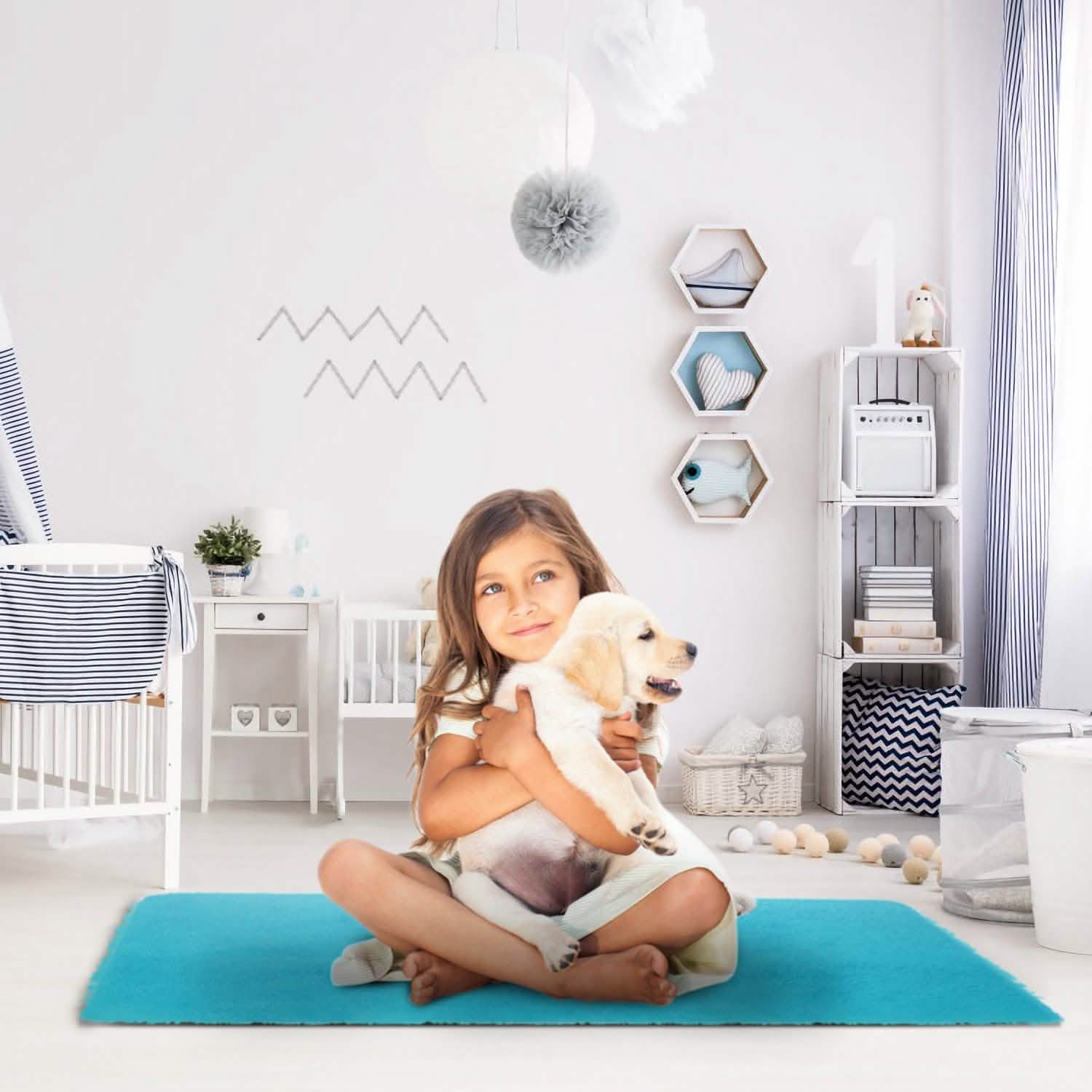 Fluffy Bedroom Anti-Skid Rug