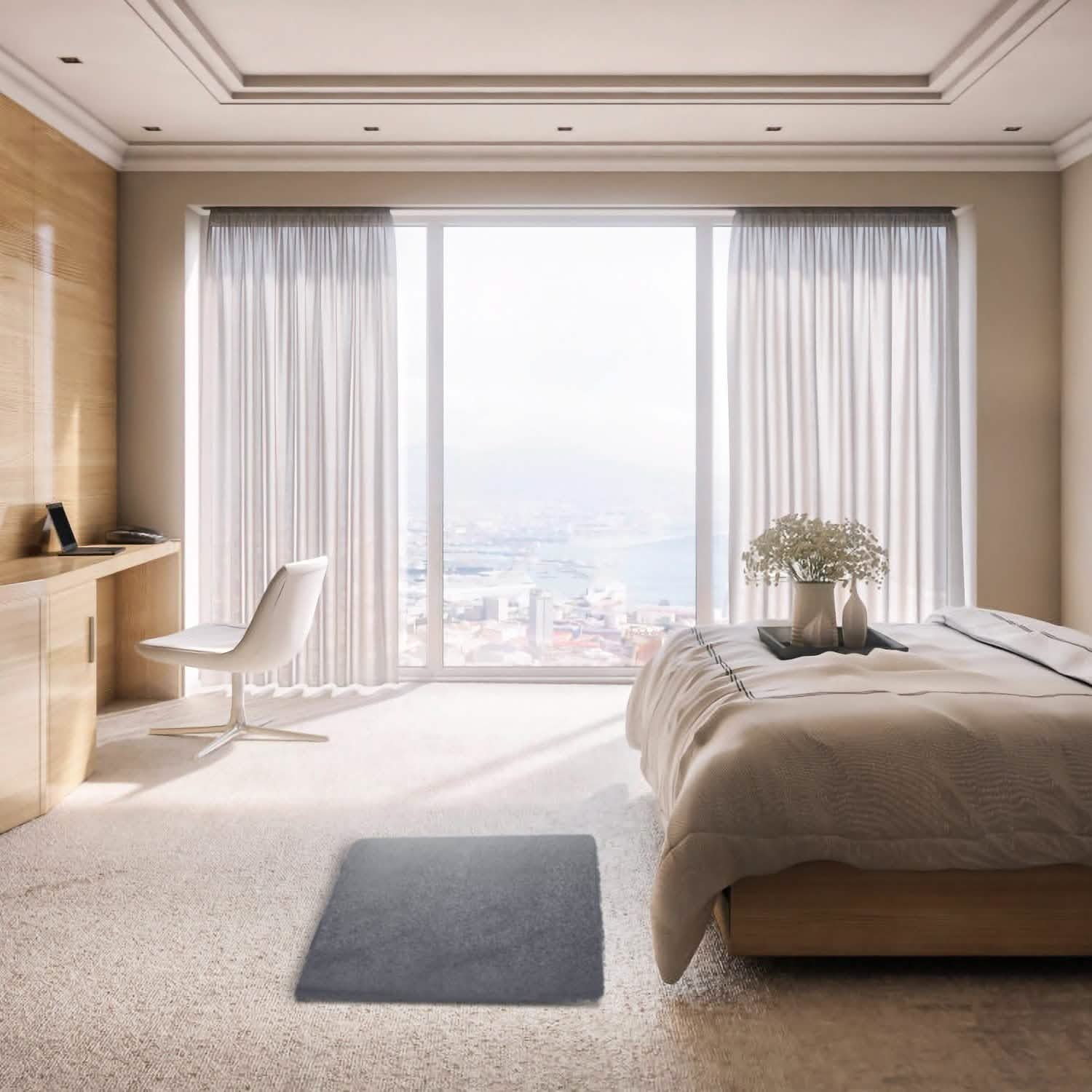 Fluffy Bedroom Anti-Skid Rug