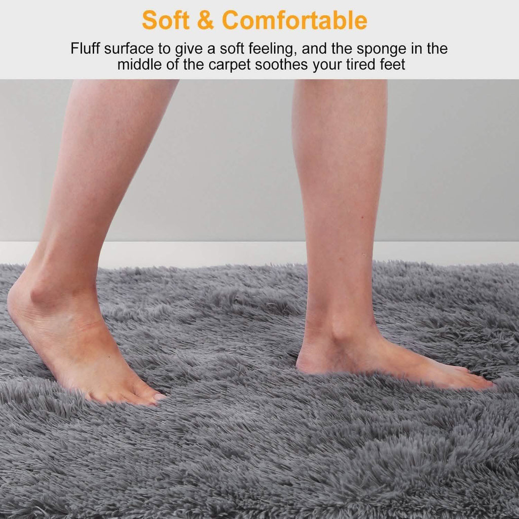 Fluffy Bedroom Anti-Skid Rug