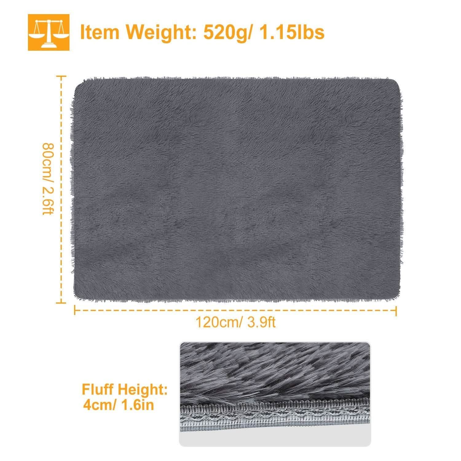 Fluffy Bedroom Anti-Skid Rug