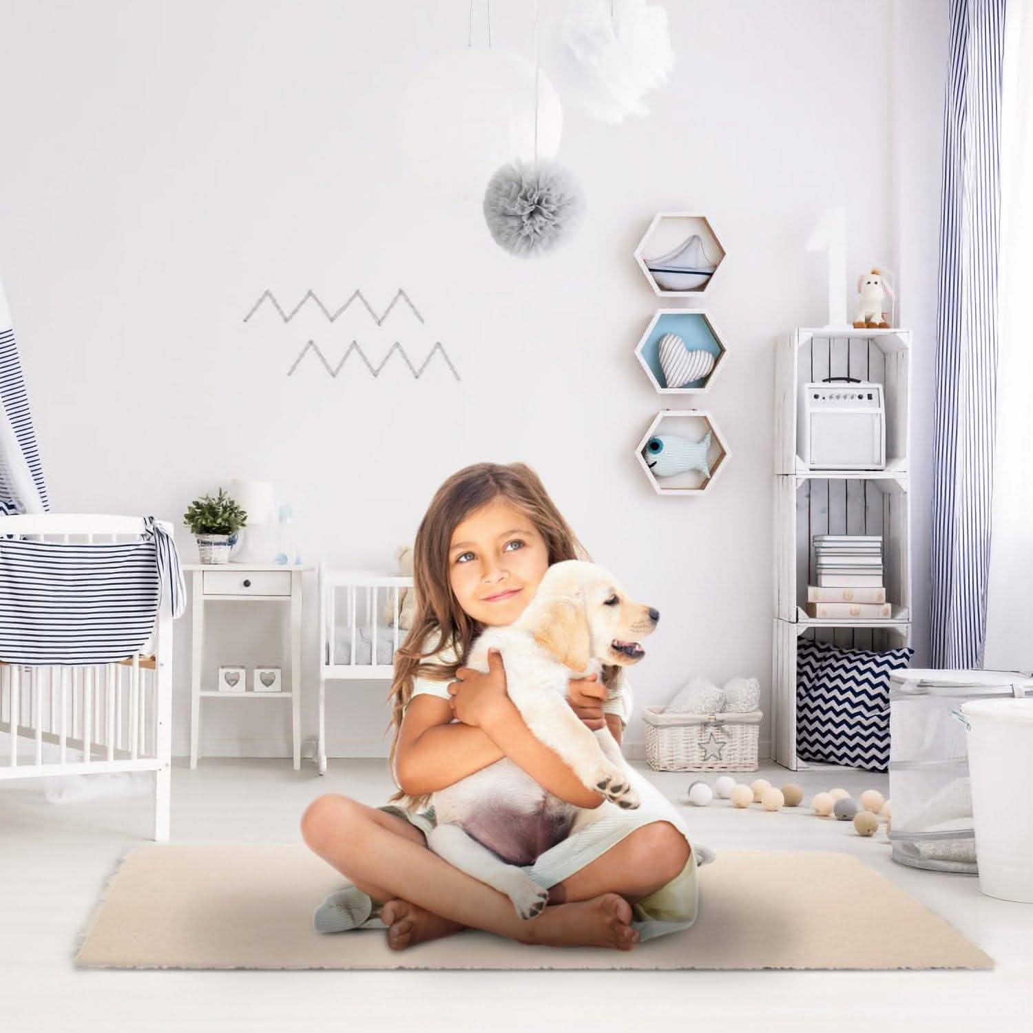 Fluffy Bedroom Anti-Skid Rug