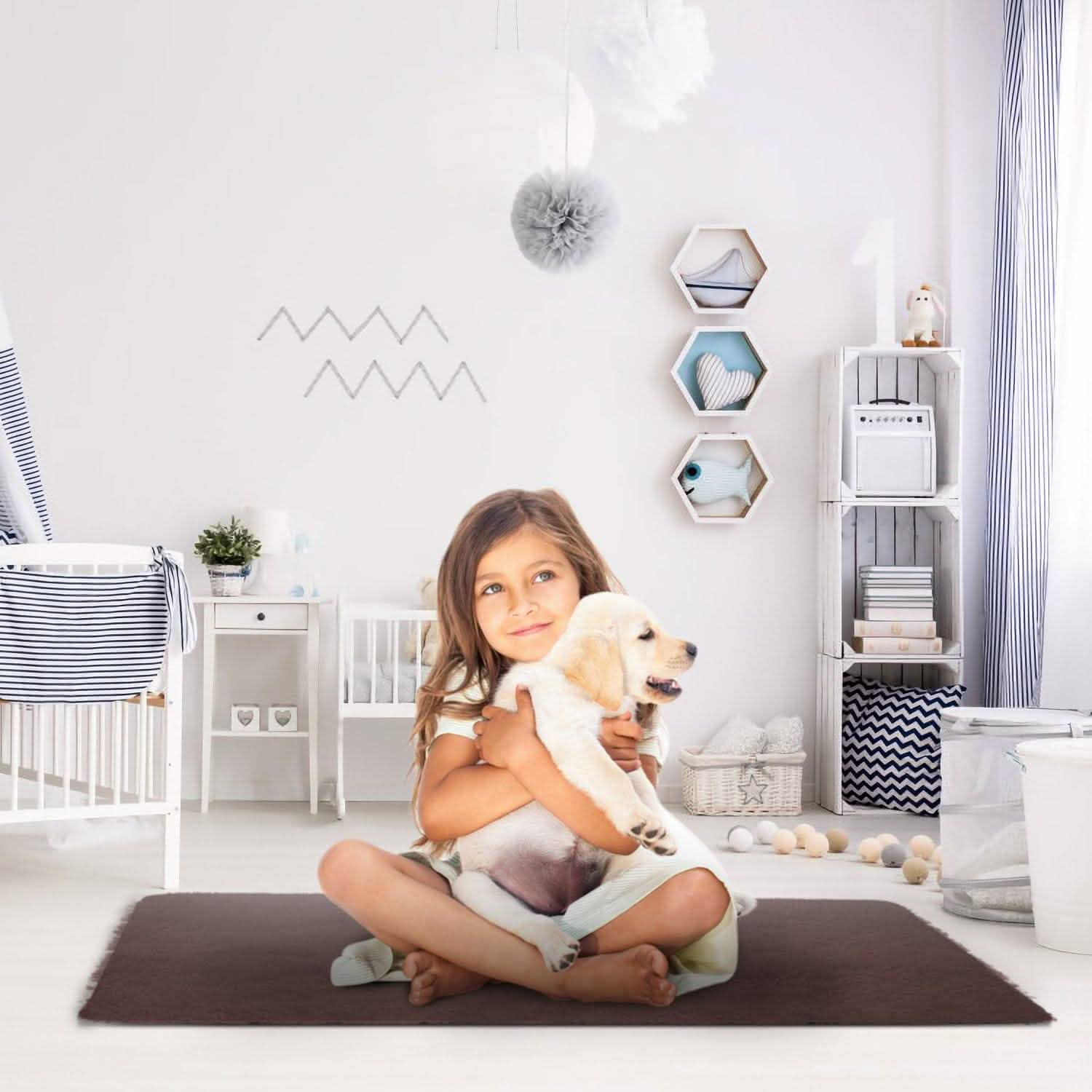 Fluffy Bedroom Anti-Skid Rug
