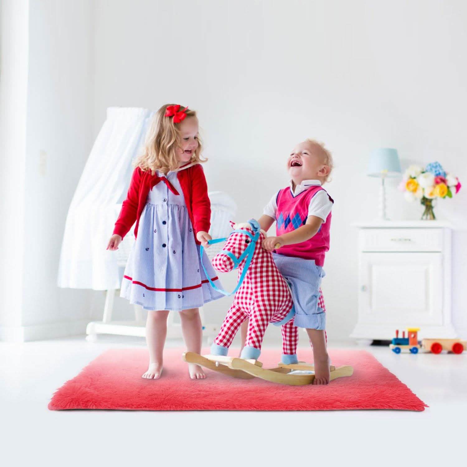 Fluffy Bedroom Anti-Skid Rug