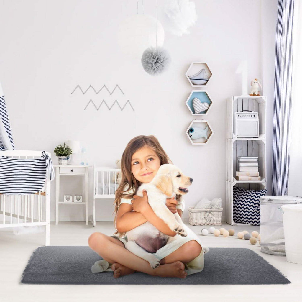 Fluffy Bedroom Anti-Skid Rug