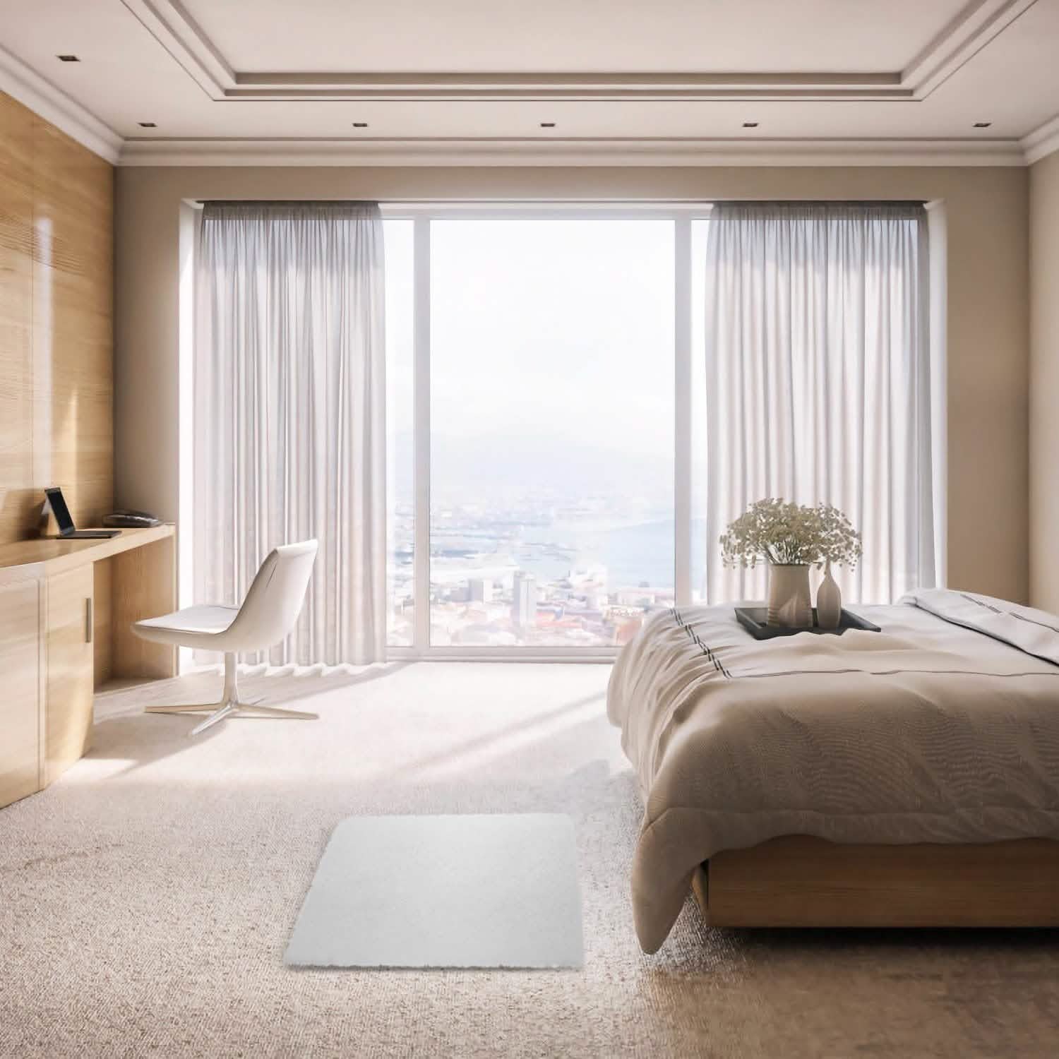 Fluffy Bedroom Anti-Skid Rug