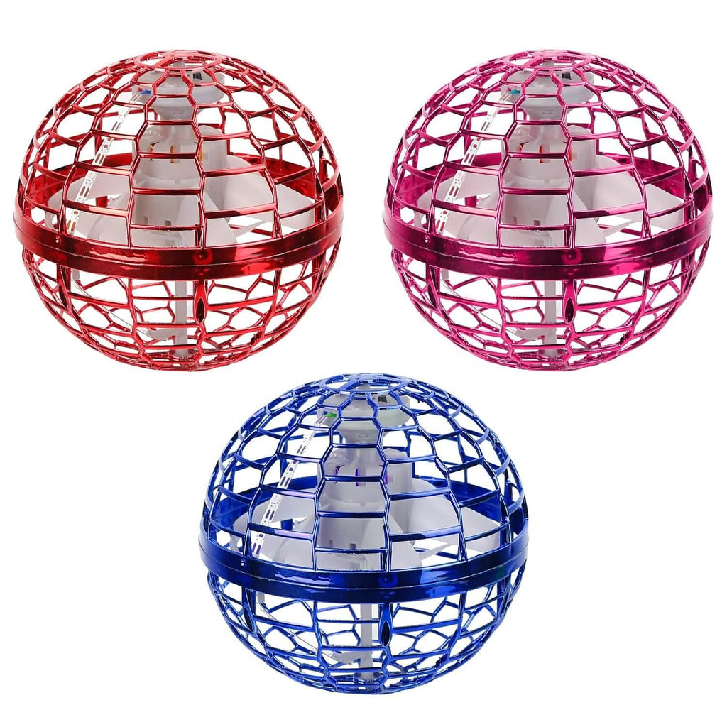 Flying Ball Toys 360¬∞ Rotating Hand Controlled Flying Orb Hover Ball with RGB Lights