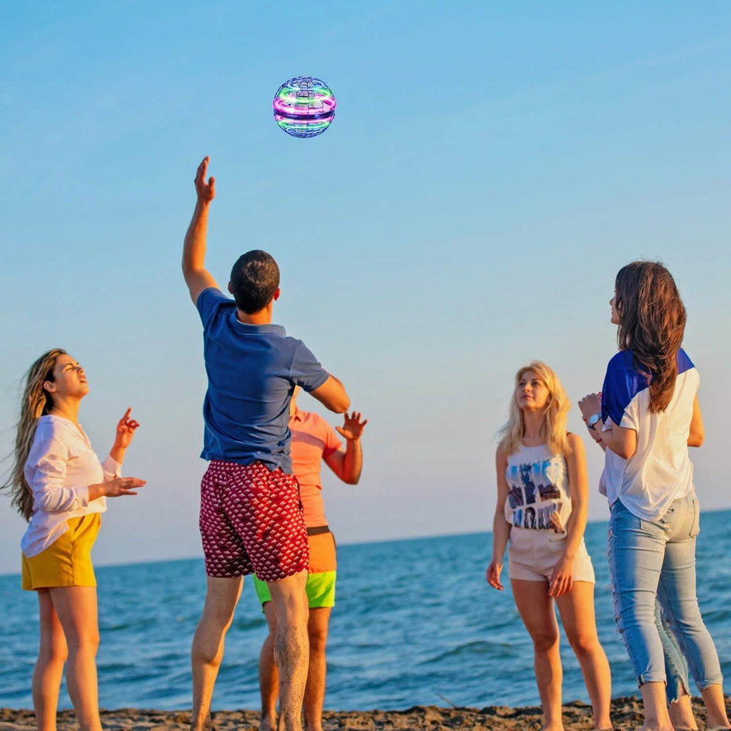 Flying Ball Toys 360¬∞ Rotating Hand Controlled Flying Orb Hover Ball with RGB Lights