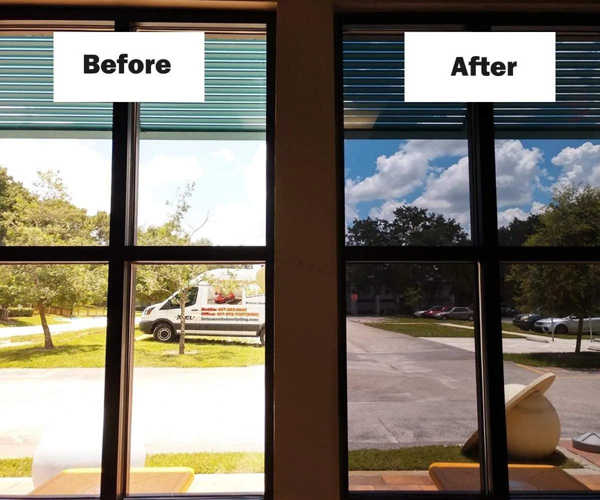 Car Sun Visor Mirror - UV Blocking Reflective Anti-Glare Shield