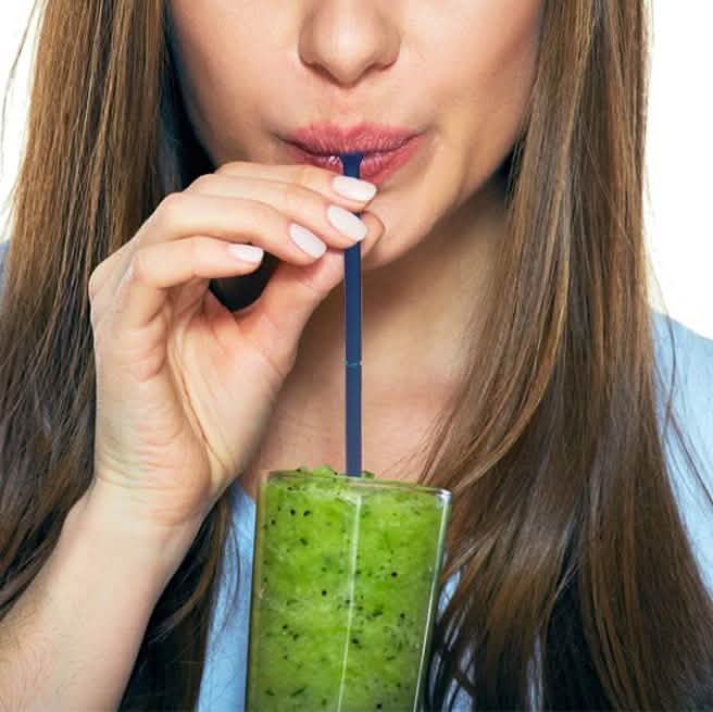 Foldable And Reusable Silicone Drinking Straw With Case