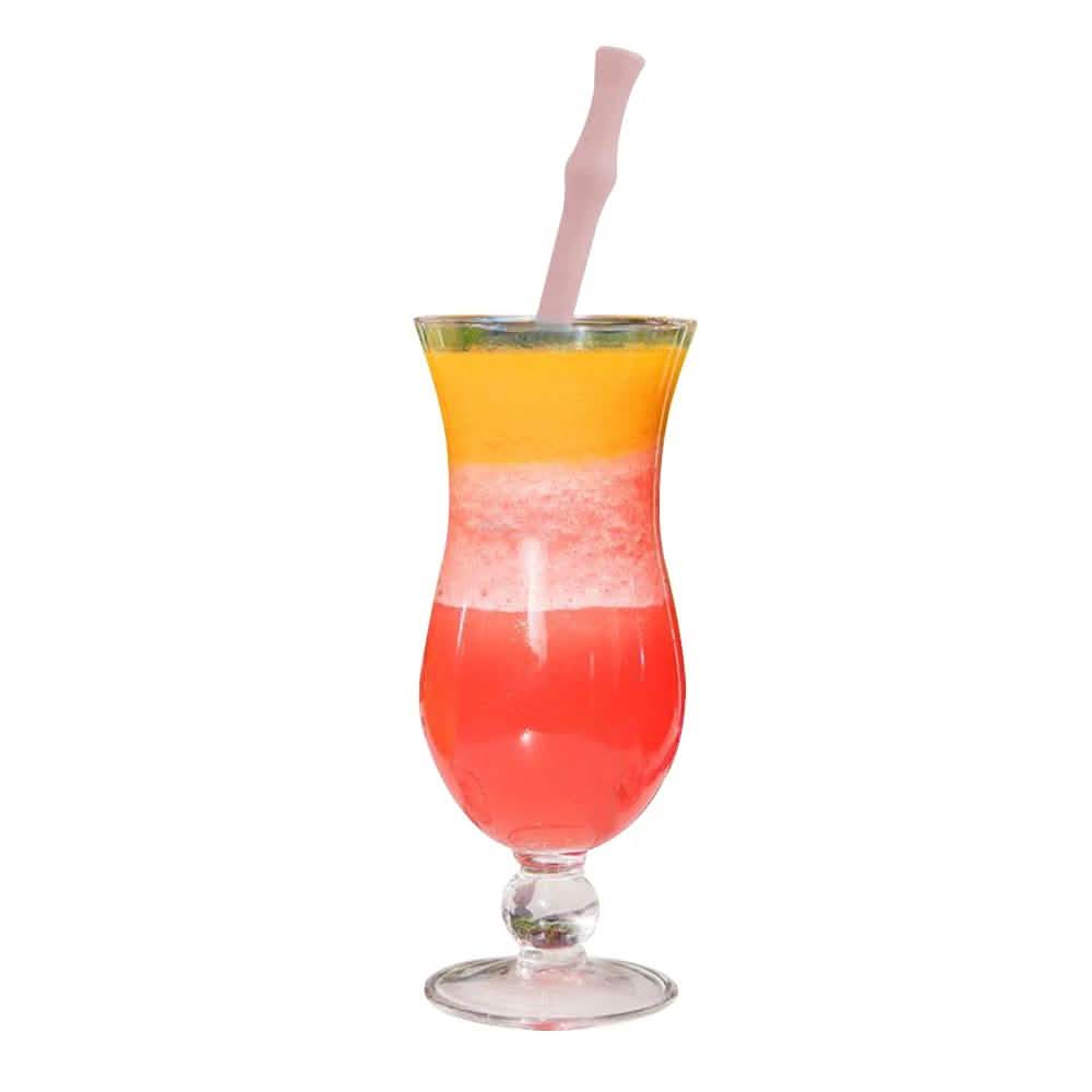 Foldable And Reusable Silicone Drinking Straw With Case