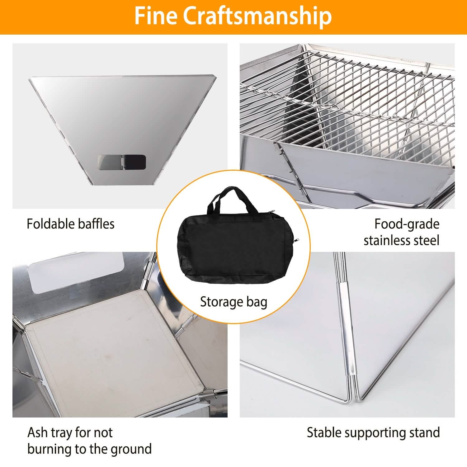 Foldable BBQ Grill