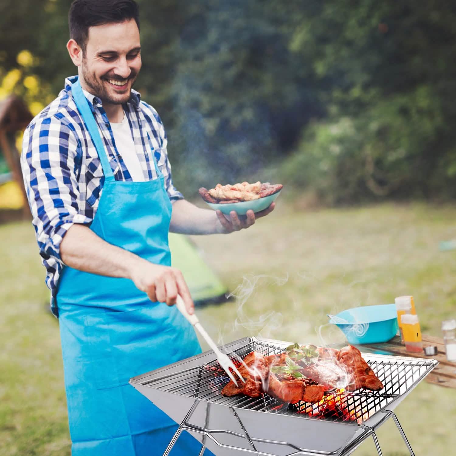 Foldable BBQ Grill