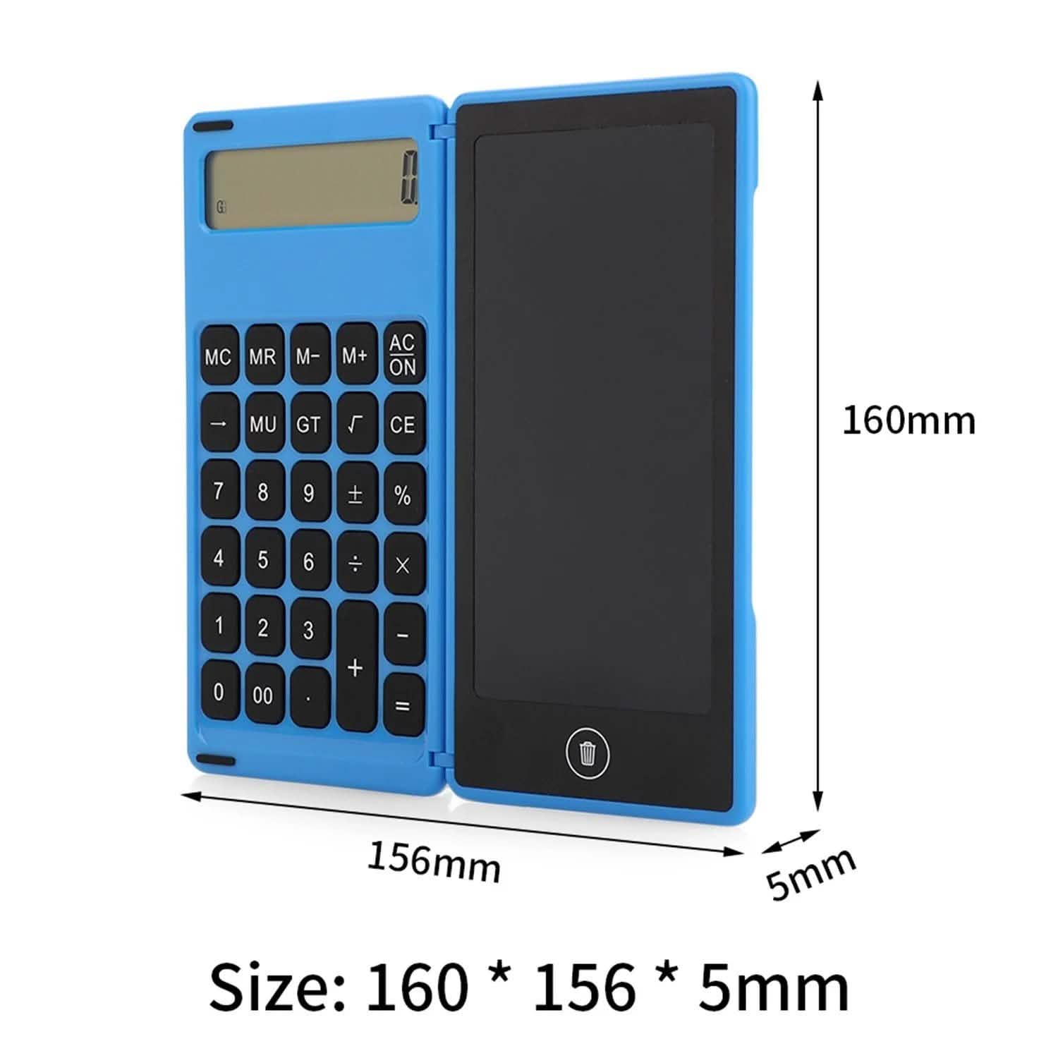 Foldable Calculator & 6 Inch LCD Writing Tablet Digital Drawing