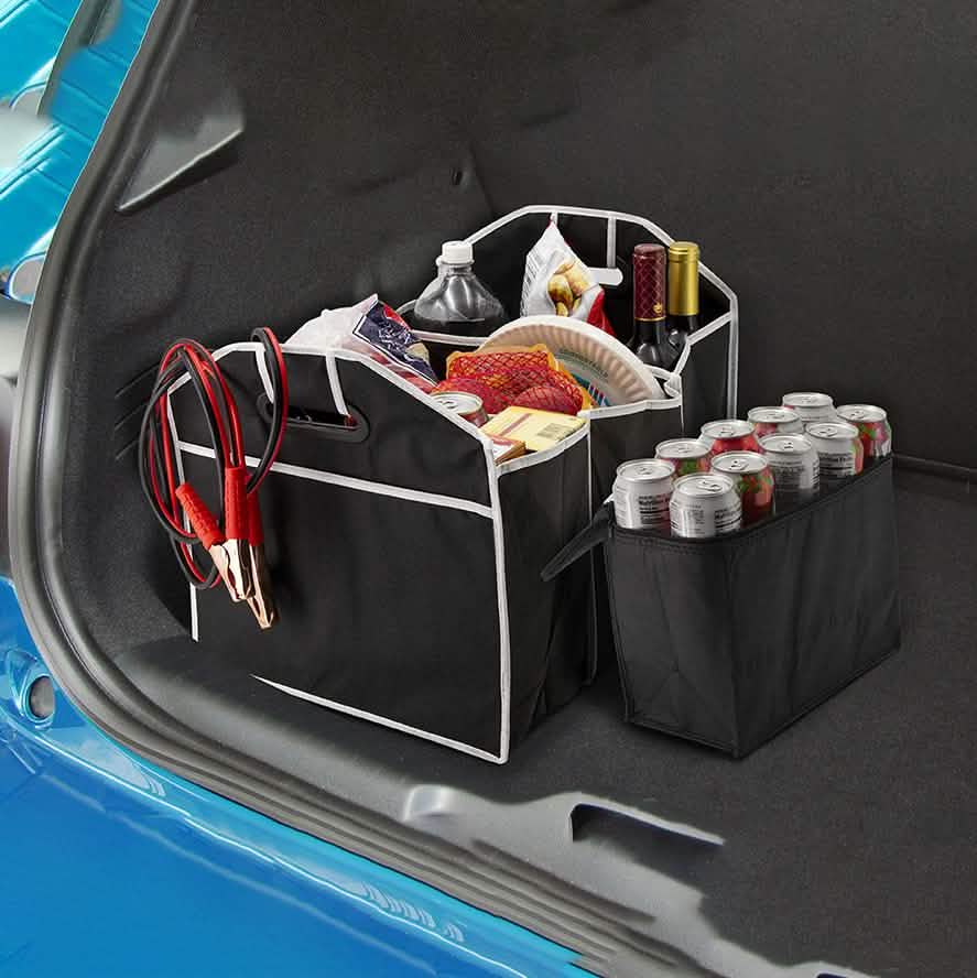 Foldable Car Trunk Organizer with Cooler