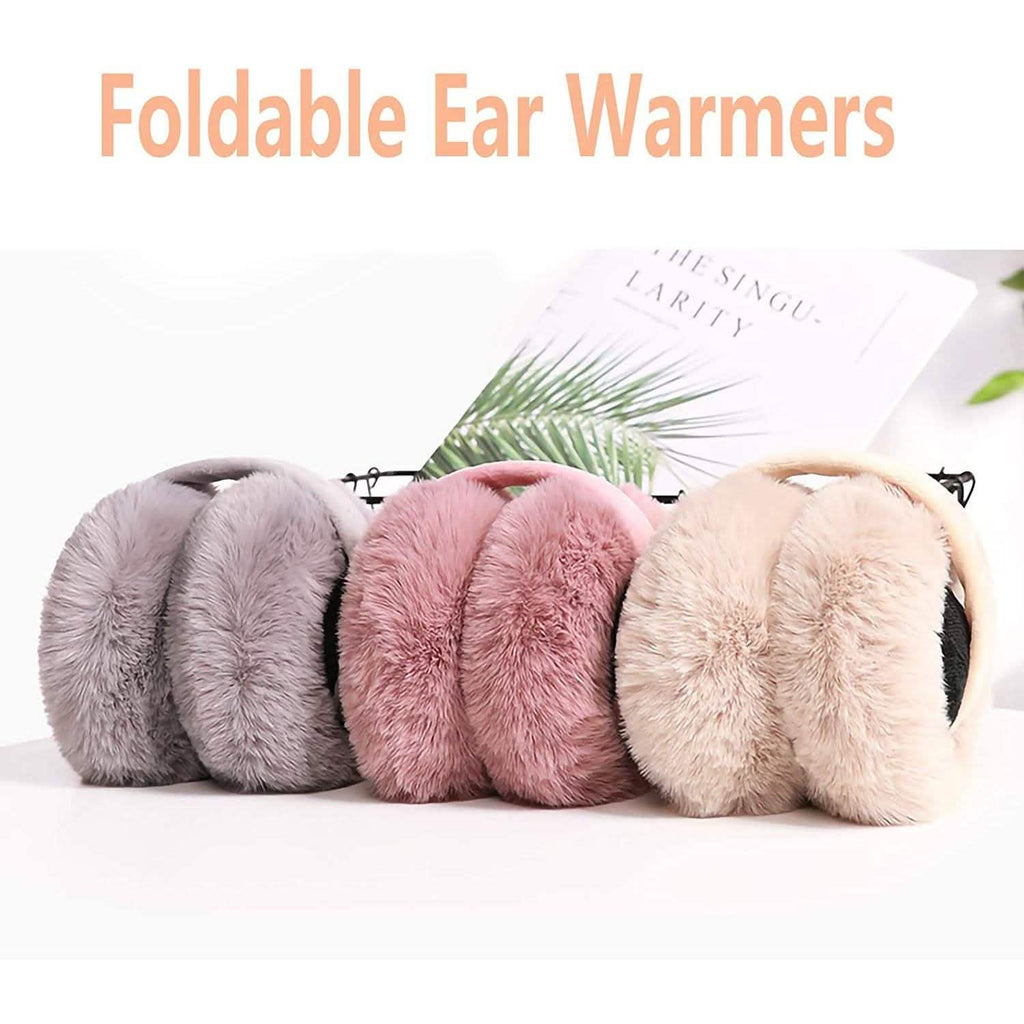 Foldable Faux Fur Warm Earmuffs