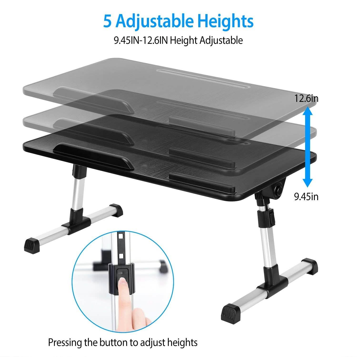 Foldable Laptop Stand Height Angle