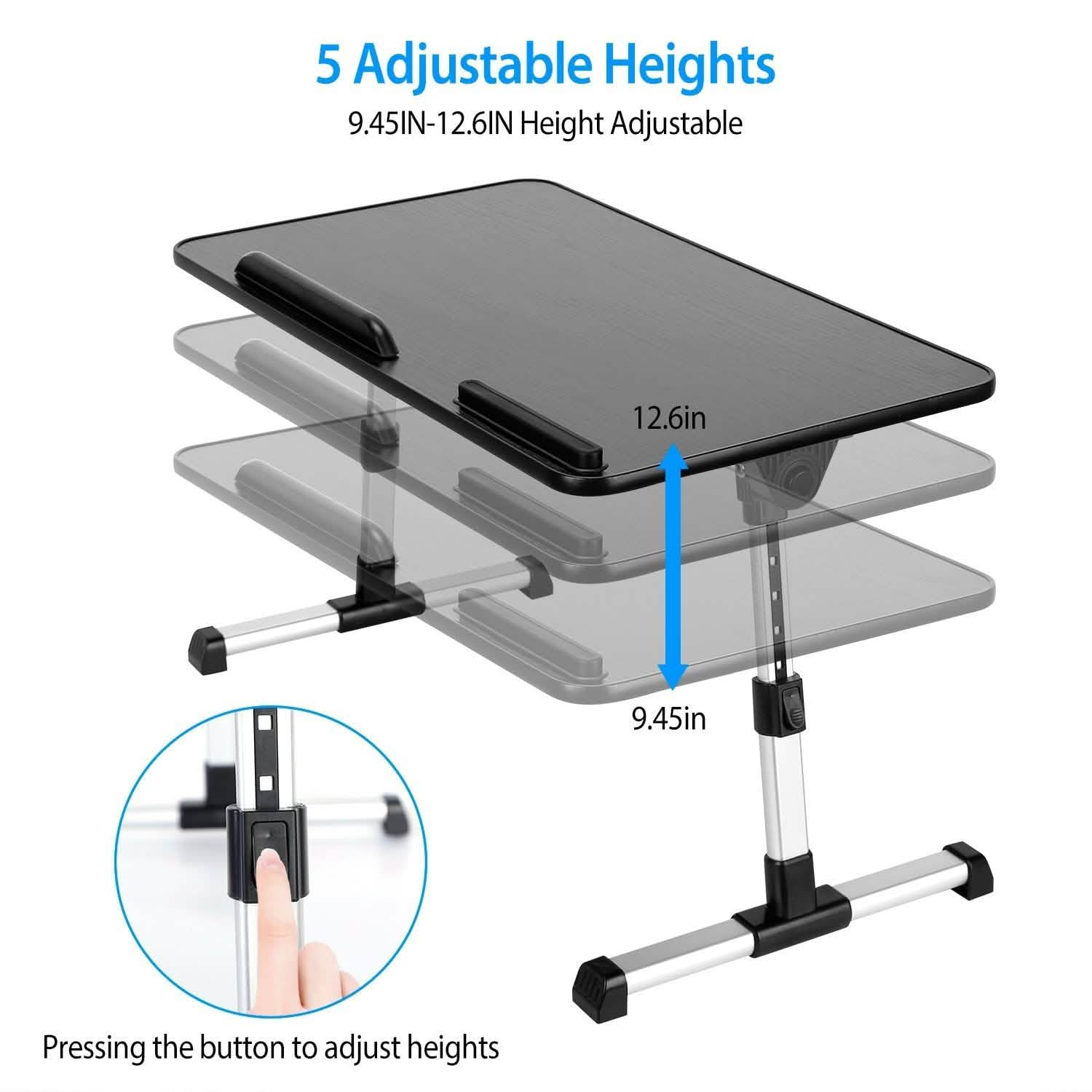 Foldable Laptop Stand with Adjustable Height Angle