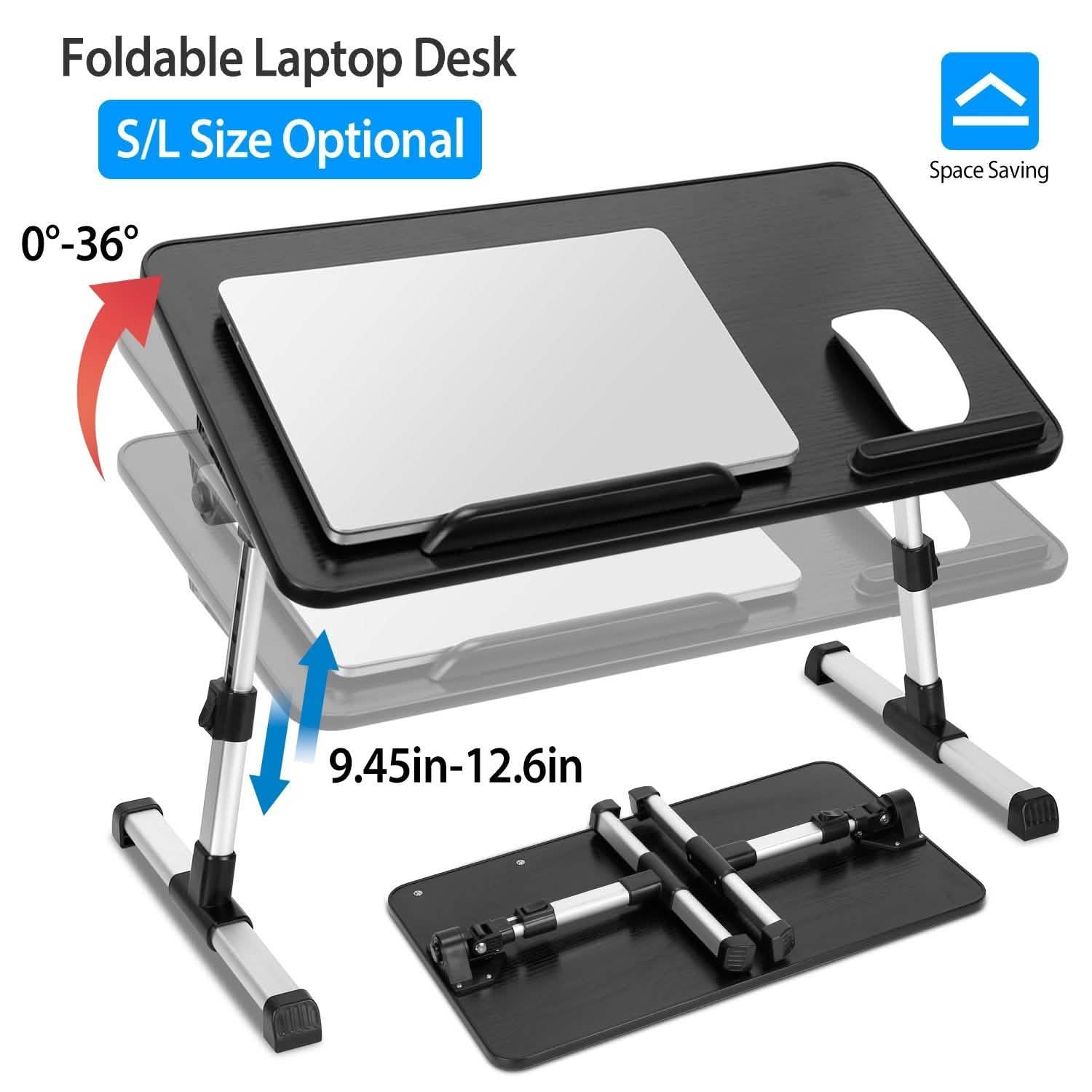 Foldable Laptop Stand with Adjustable Height Angle