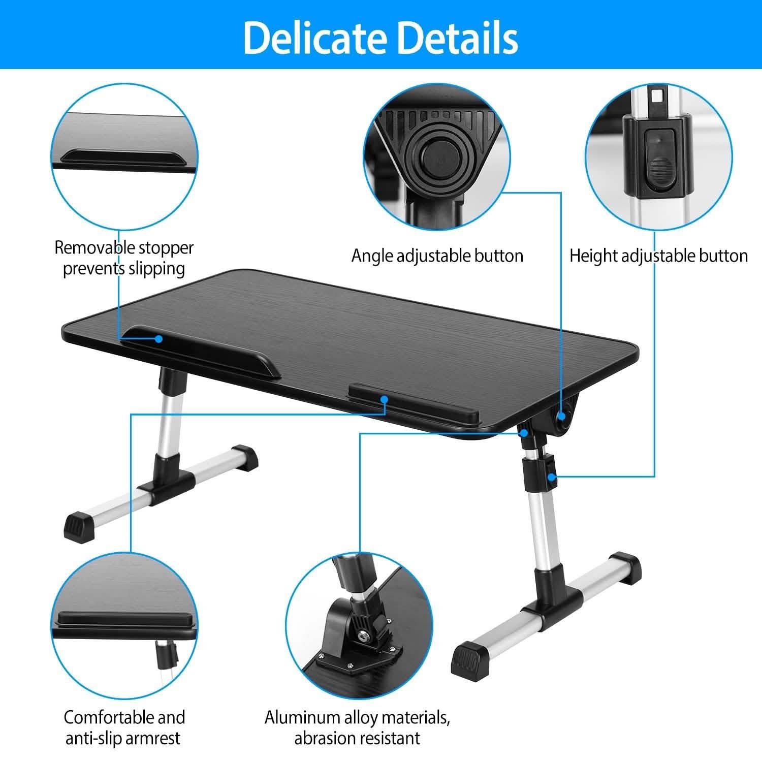 Foldable Laptop Stand with Adjustable Height Angle