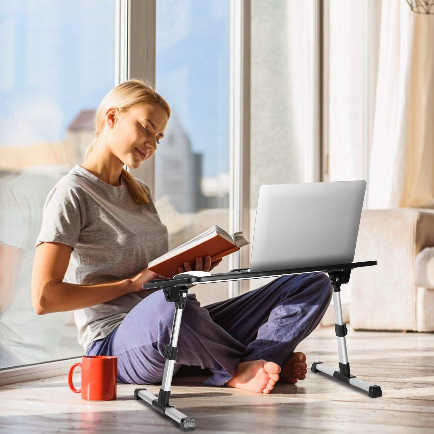 Foldable Laptop Stand with Adjustable Height Angle