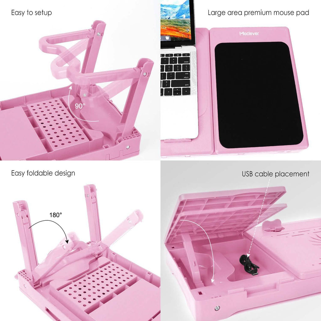 Foldable Laptop Table Bed Notebook Desk