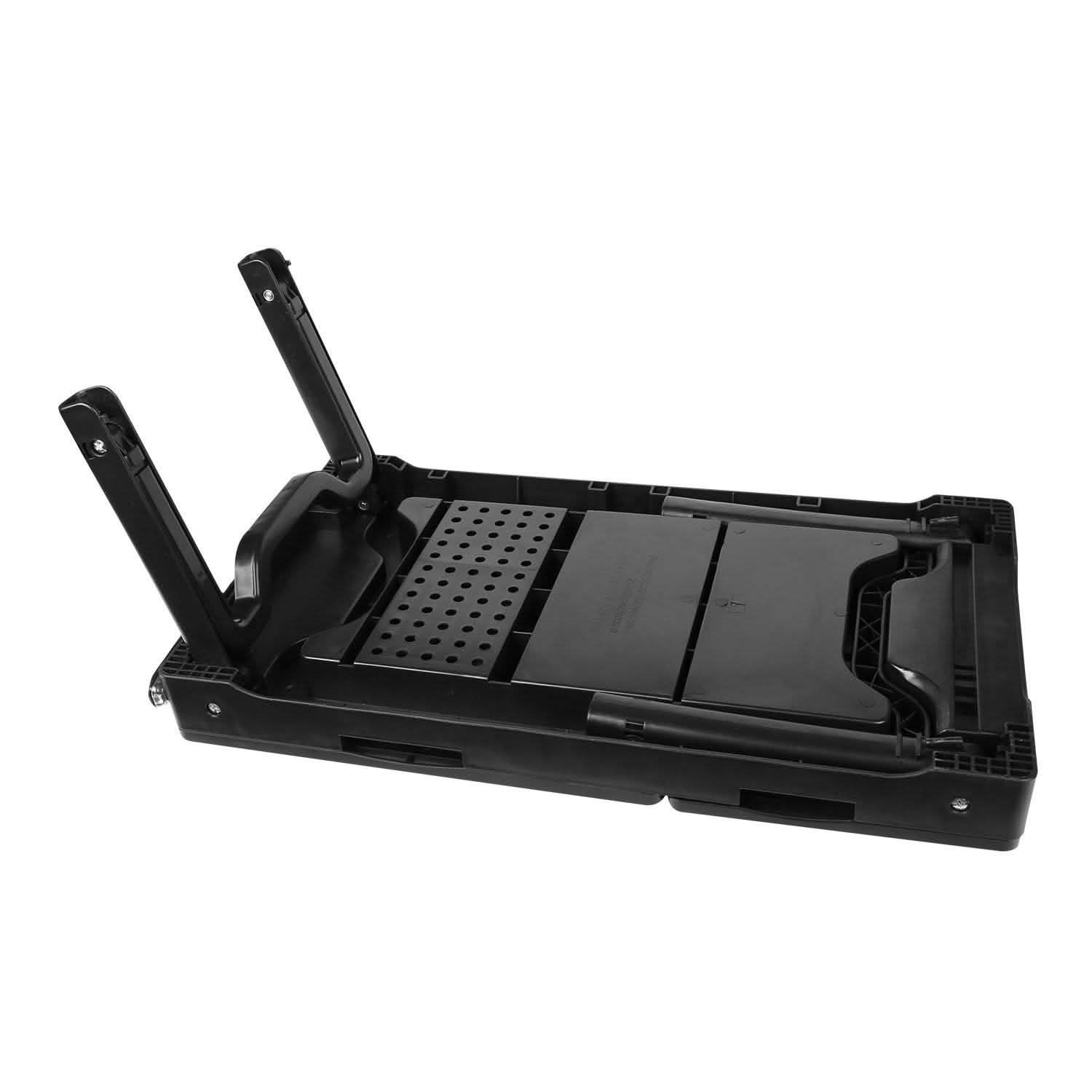 Foldable Laptop Table Bed Notebook Desk with Cooling Fan Mouse Board