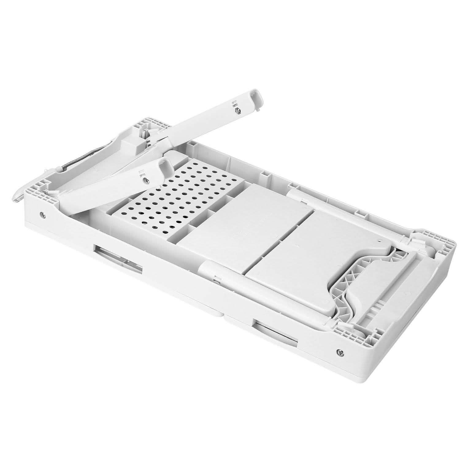 Foldable Laptop Table Bed Notebook Desk with Cooling Fan Mouse Board